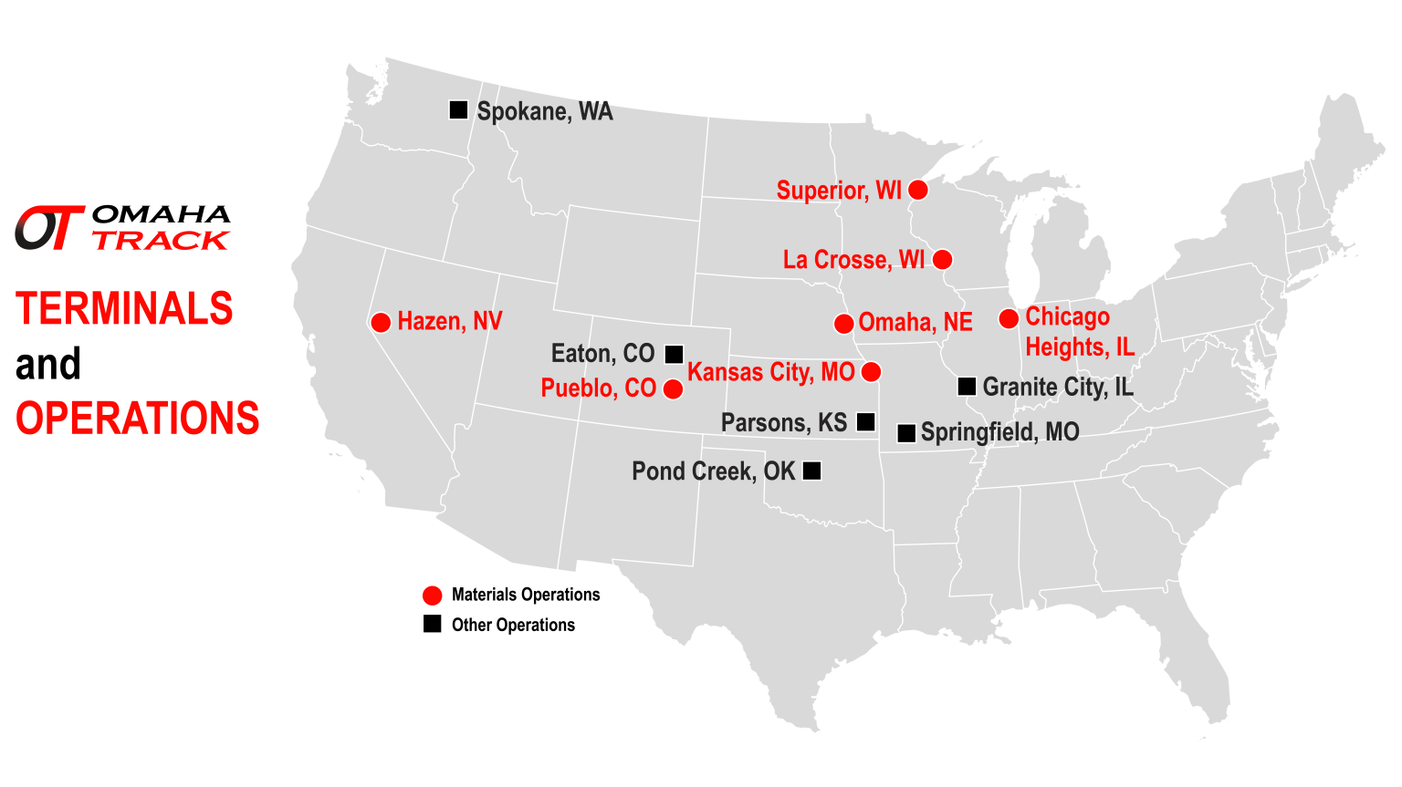 Locations - Omaha Track